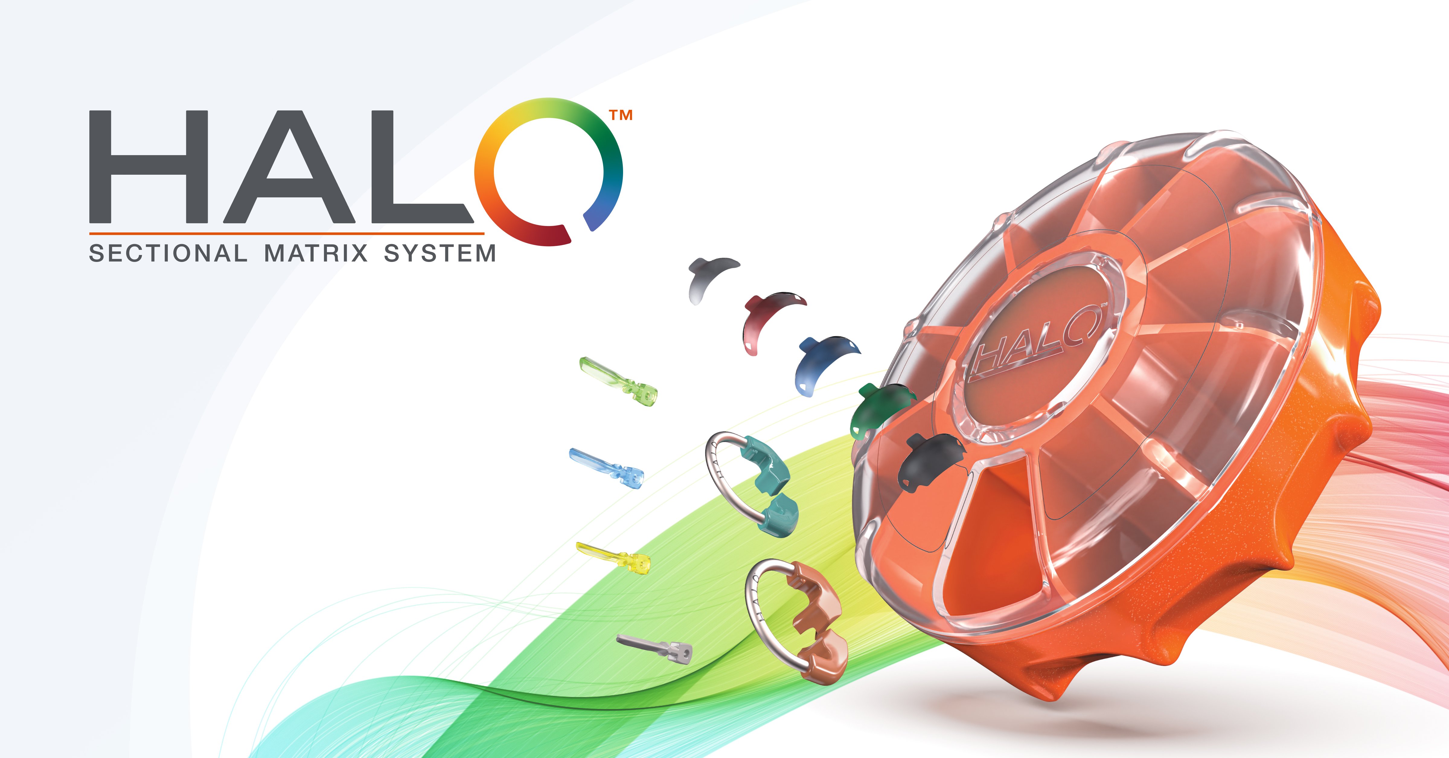 Erweiterung des Halo™ Teilmatrizensystems mit kurzen Ringen und XS Keilen