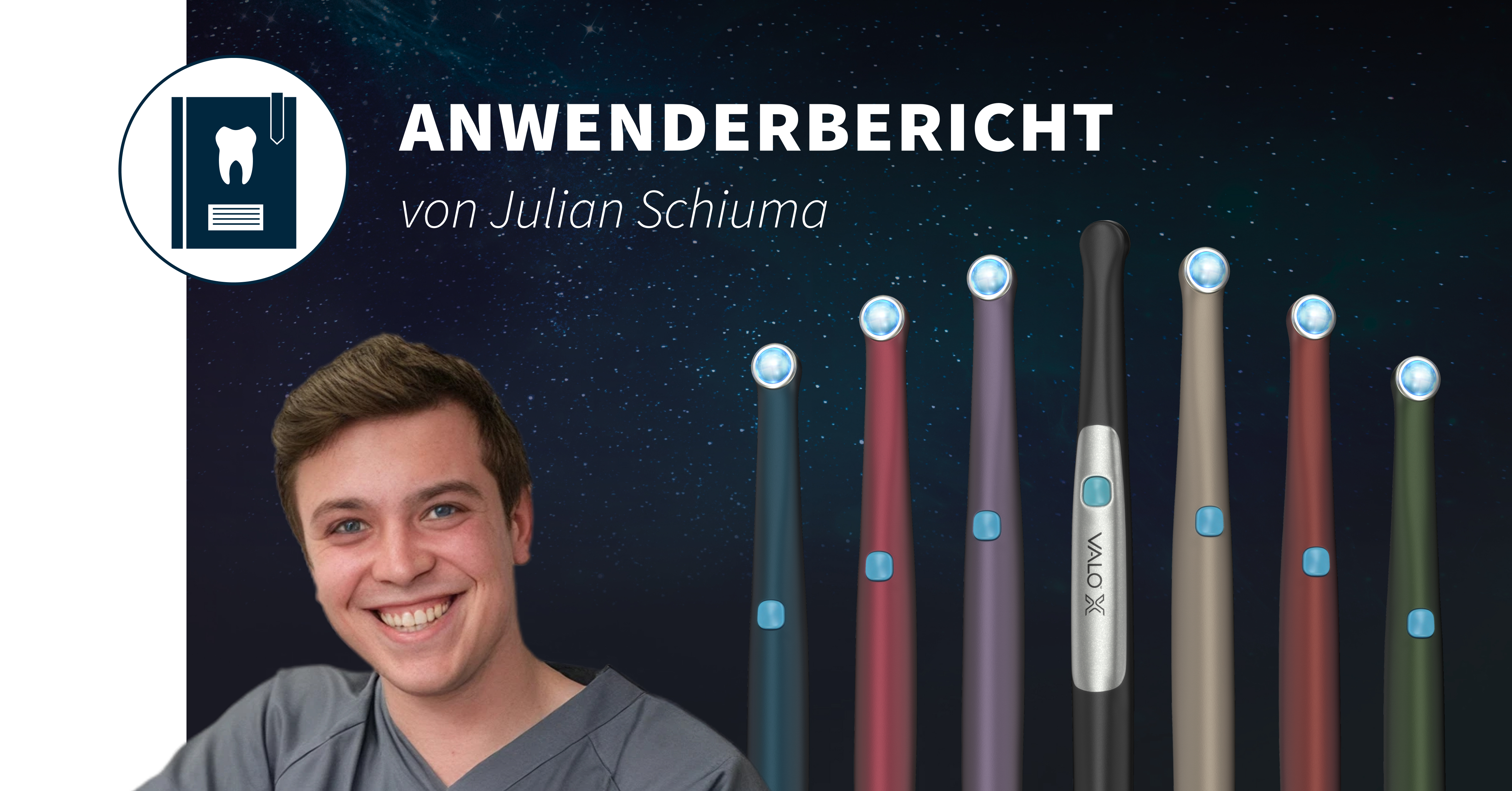 Kraftvoll. Zuverlässig. Top-Handling. Die VALO™ X Polymerisationsleuchte
